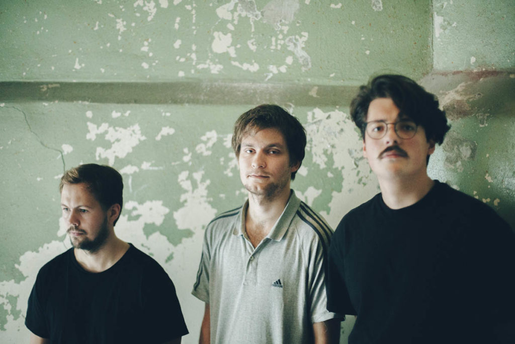 Årets unge jazzmusikere 2018, fra venstre: Øyvind Leite, Amund Storløkken Åse og Nicolas Leirtrø. Foto: Ane Marthe Tømmerås